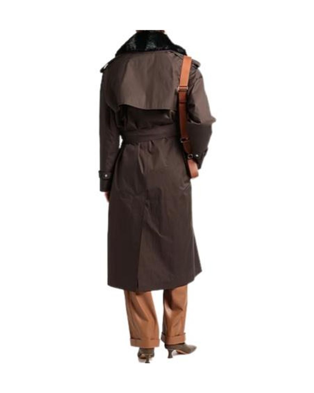 Burberry Brown Classic Long-Sleeve Trench Coat