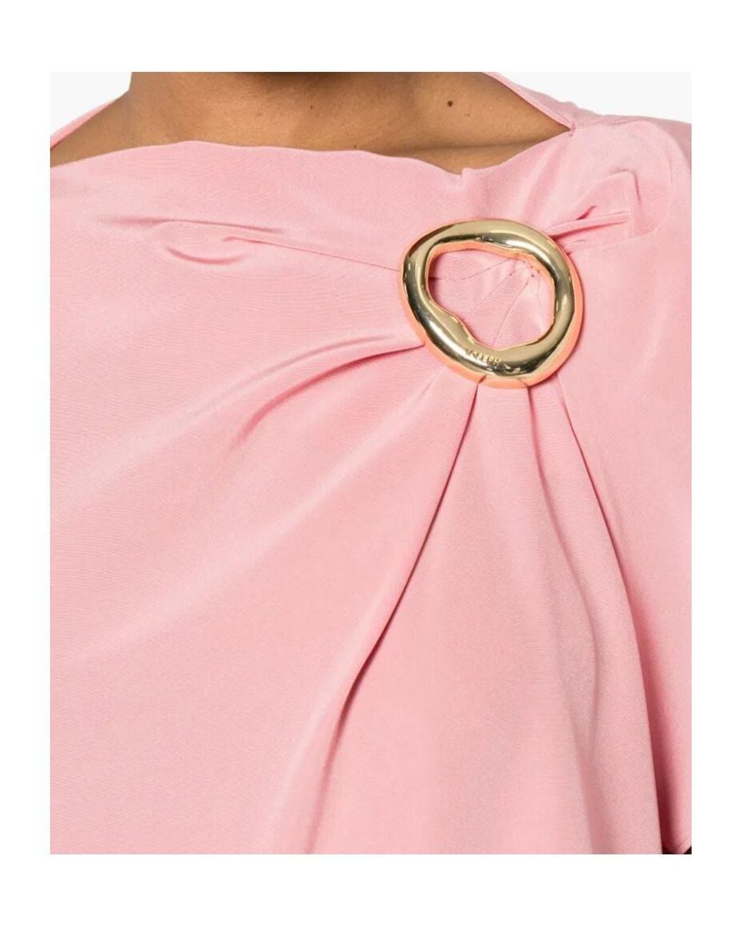 Joseph Pink Anika Ring-Detail Mini Dress