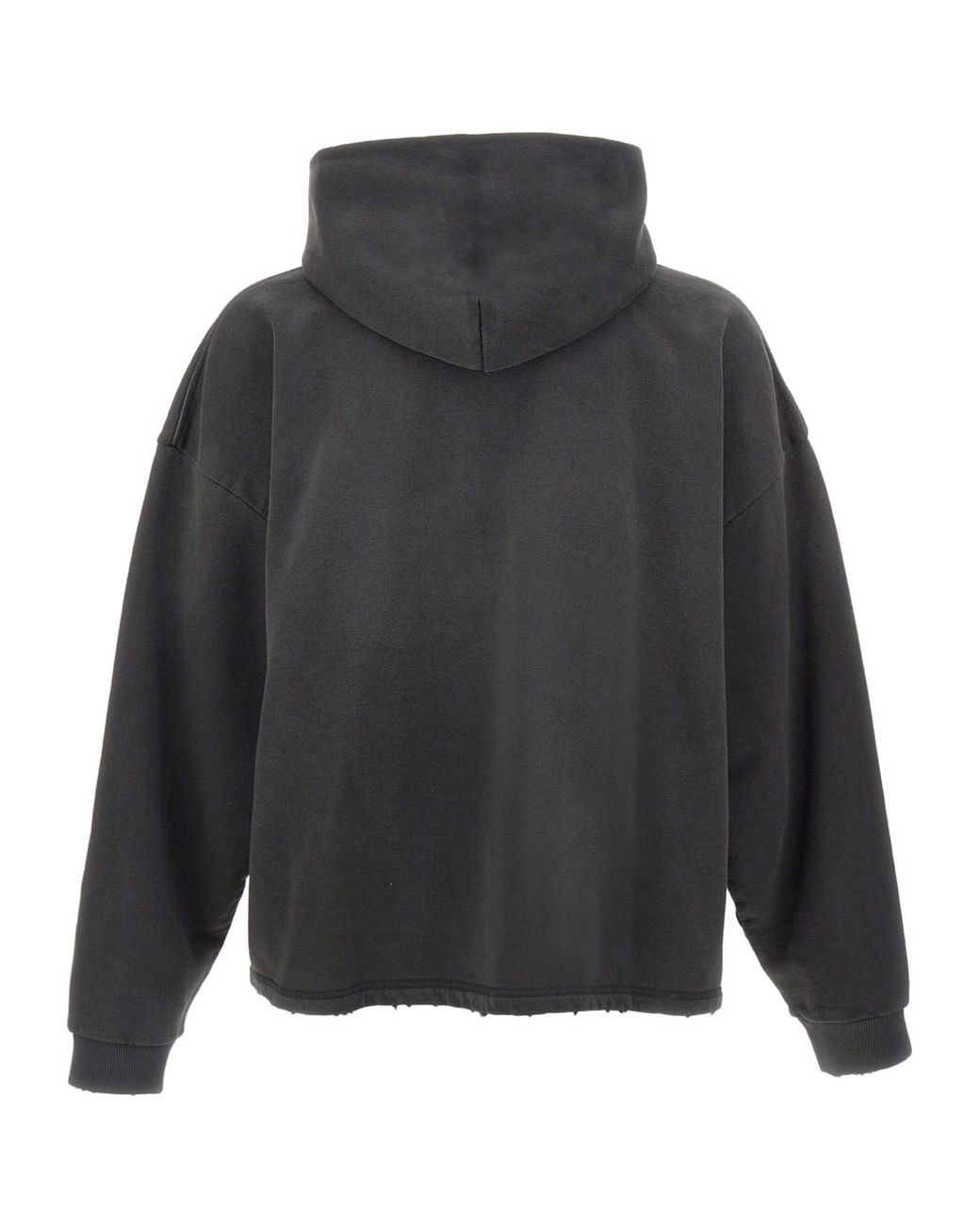 Represent Gray Studded Logo Hoodie for men