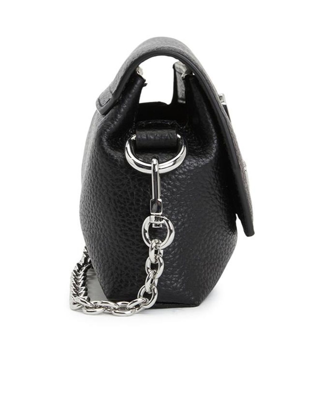 Vivienne Westwood Black Orb-Plaque Crossbody Bag