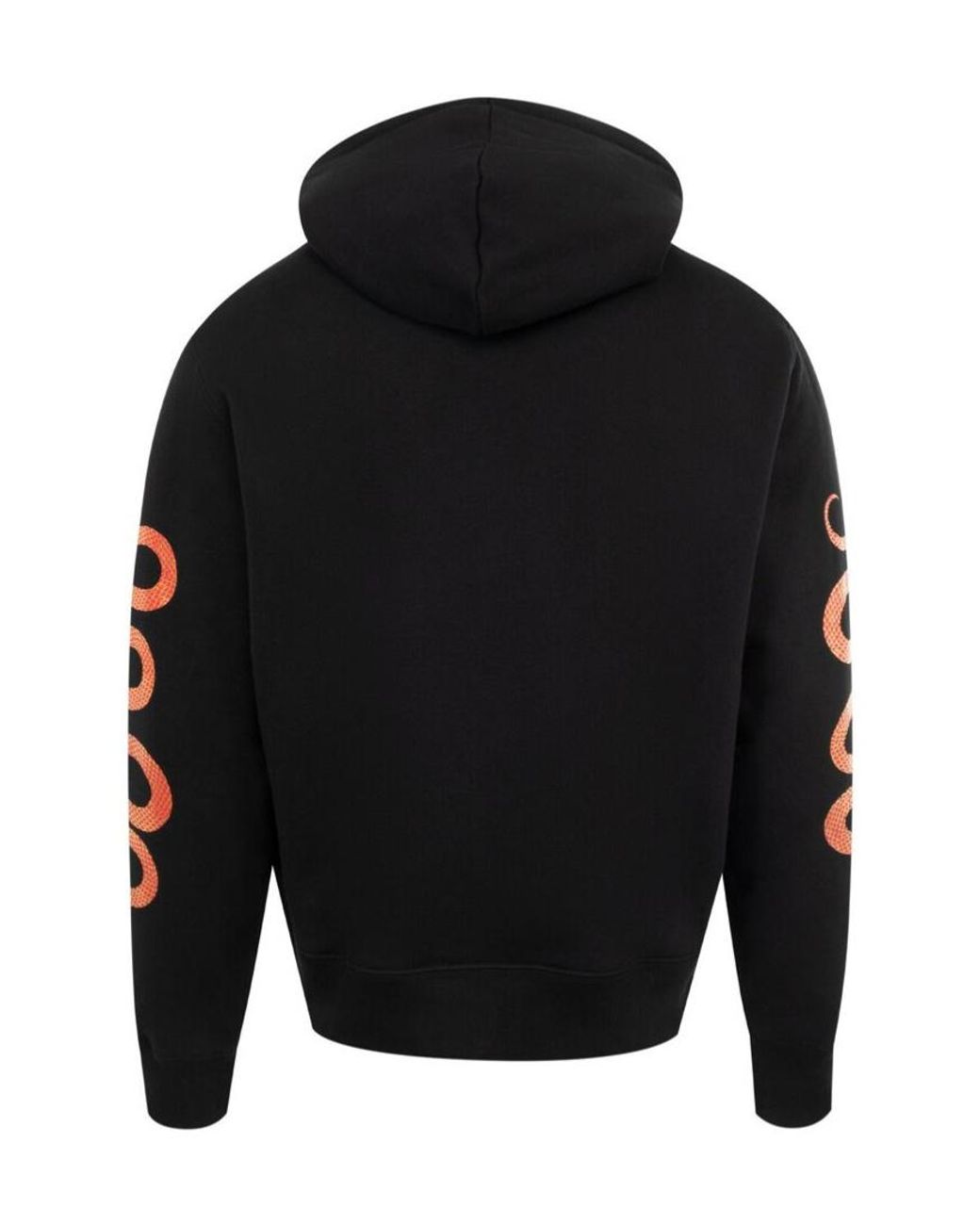 Amiri Black Long Sleeved Logo Printed Hoodie for men