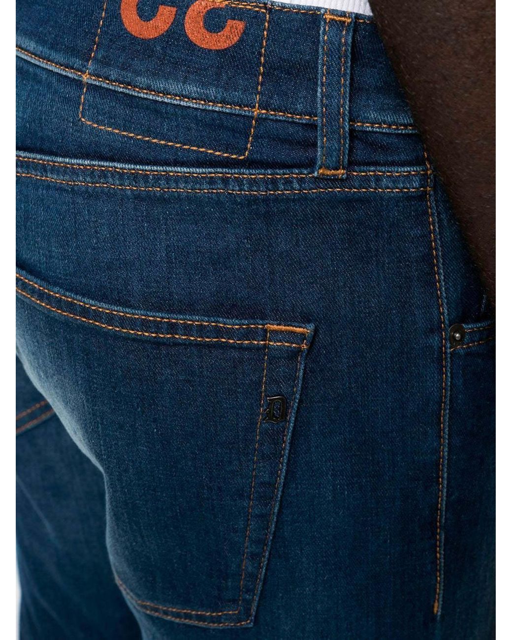 Dondup Blue Icon Straight-Leg Jeans for men