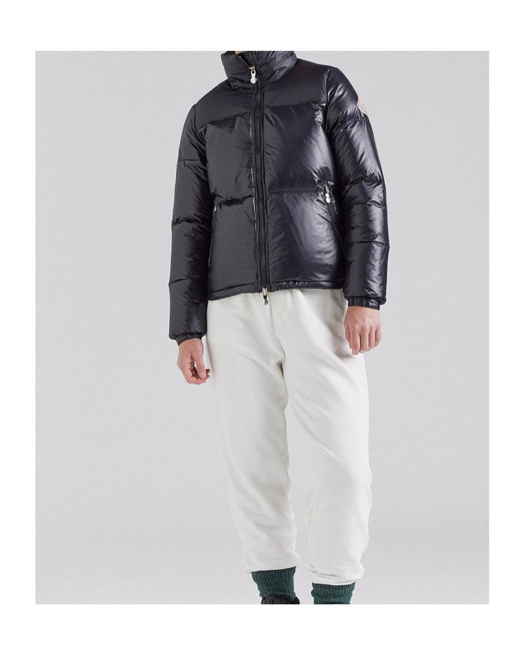 Pyrenex Gray Long-Sleeve Cropped Cotton Jacket for men