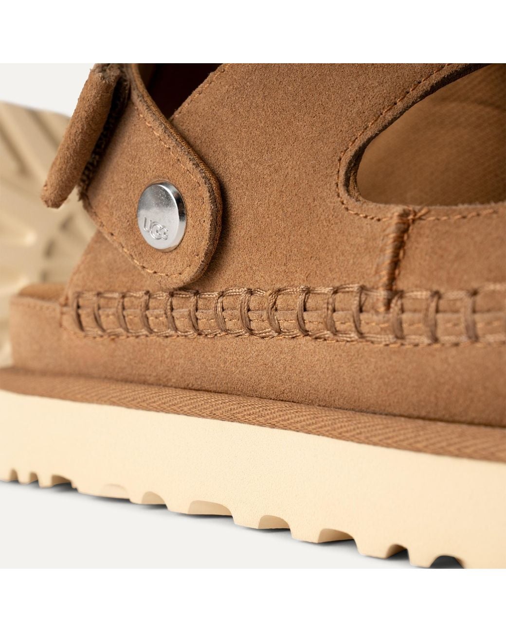Ugg Brown Goldenstar Glide Sandals