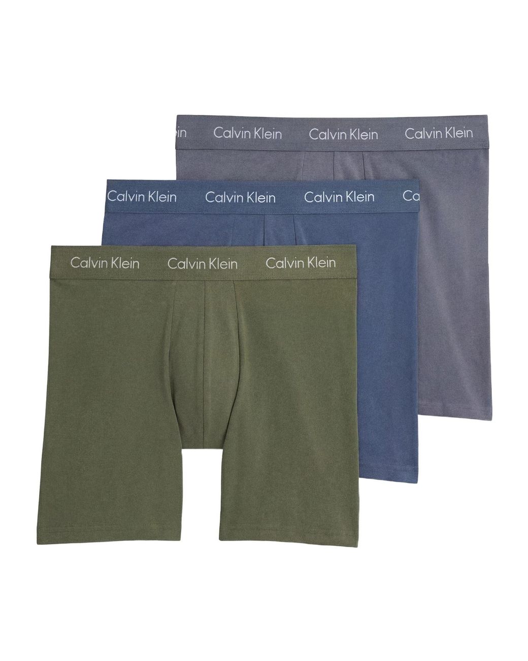 Calvin Klein Green 3 Pack Boxer Briefs for men