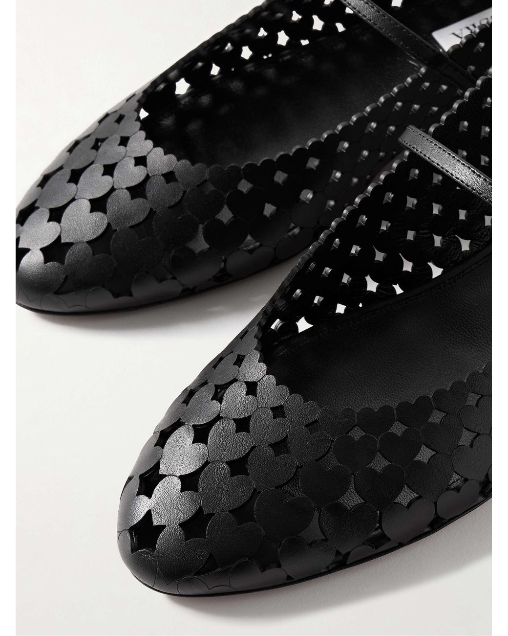 Aquazzura Black Amourose Ballet Flats