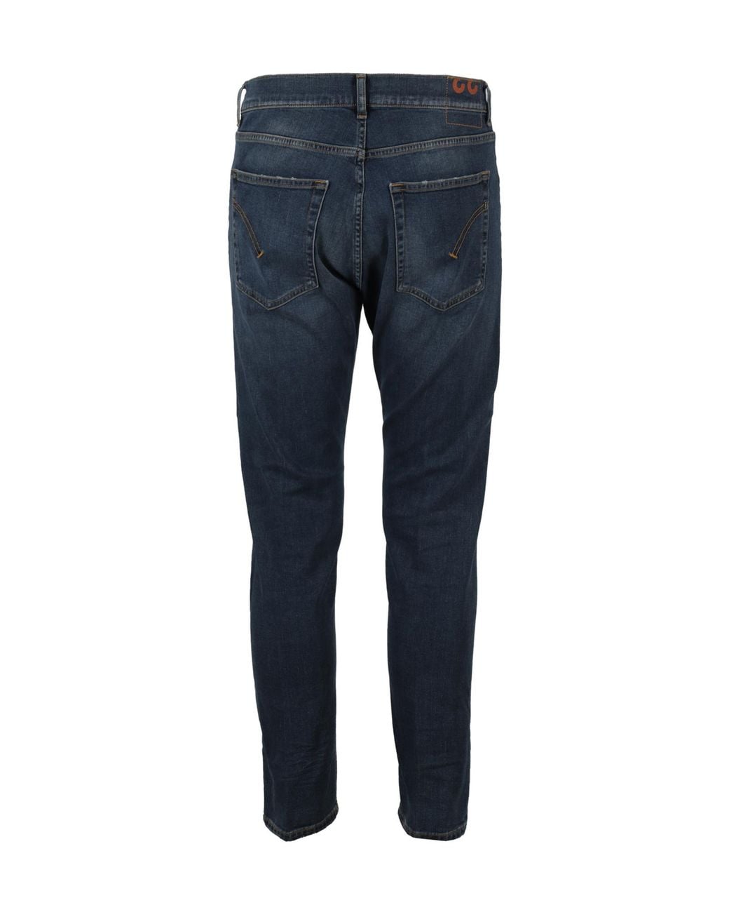 Dondup Blue Distressed Slim-Fit Jeans for men