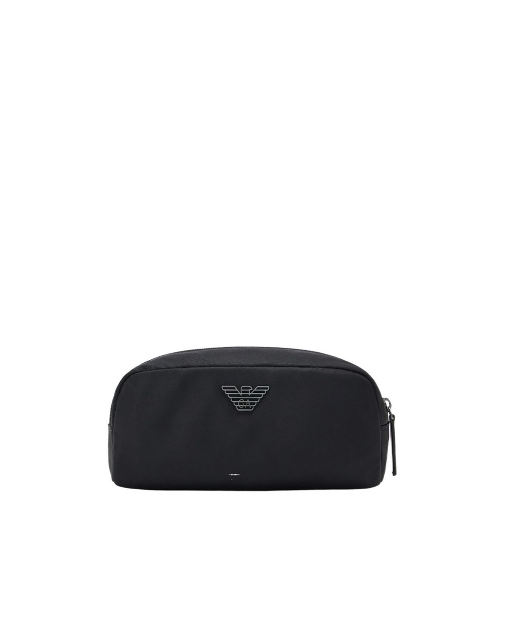 Emporio Armani Blue Eagle Plaque Toiletry Bag