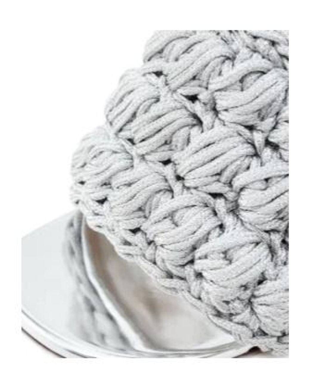 J.W. Anderson White 90Mm Braided Heeled Sandals
