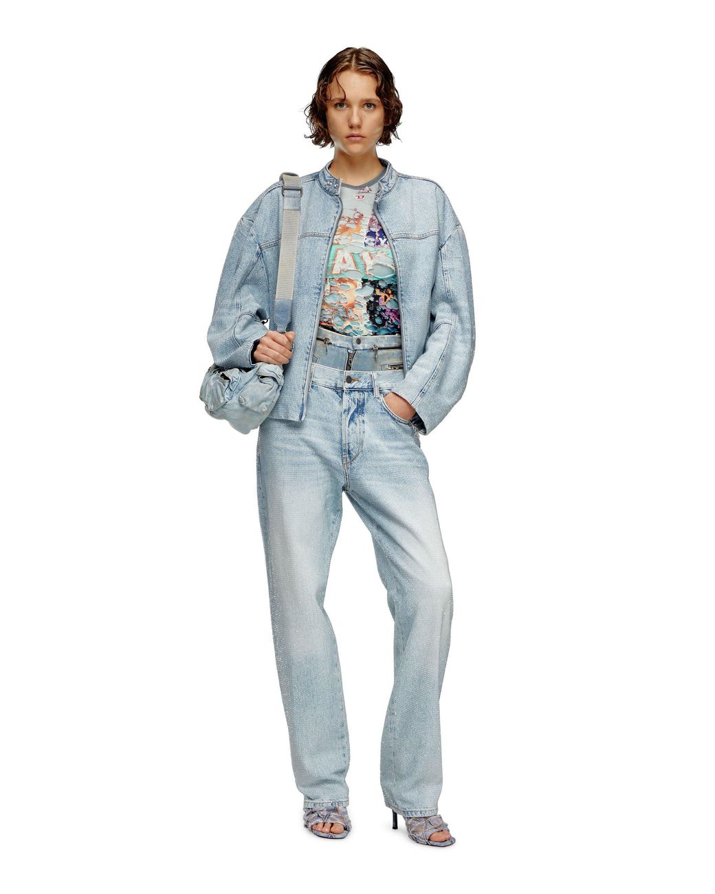 DIESEL Blue De-Marge Denim Jacket