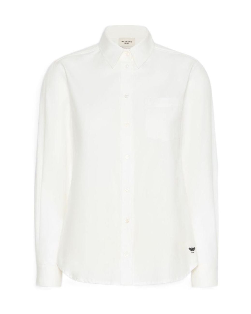 Weekend by Maxmara White Wkdcobalto Long-Sleeved Shirt