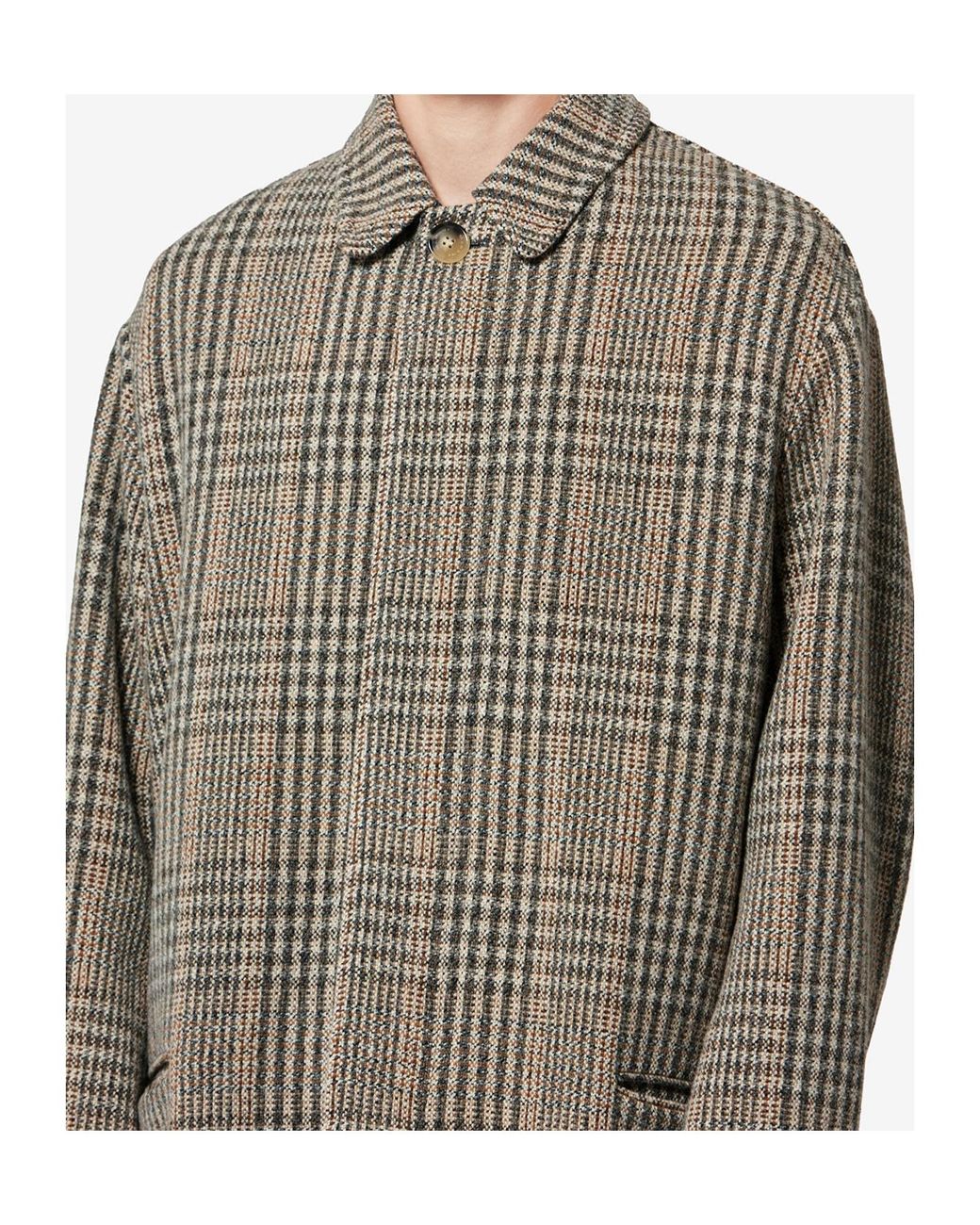 Isabel Marant Gray Franco Coat for men