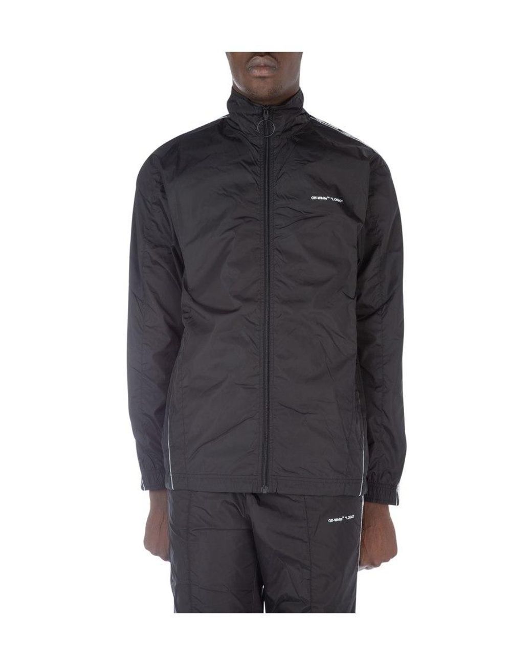 Off-White c/o Virgil Abloh Black Zipper Jacket for men