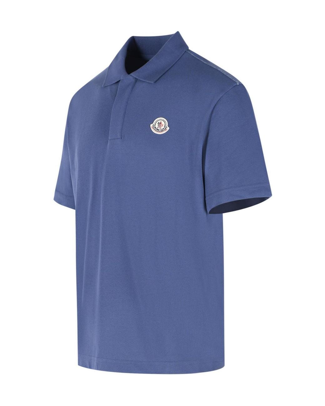 Moncler Blue Polo Shirt for men