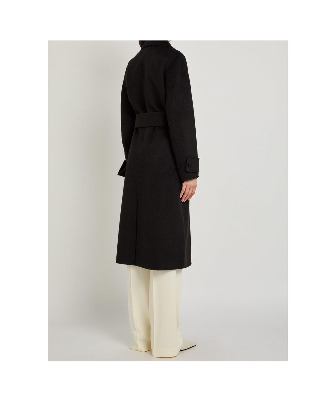 Joseph Black Belted Coat