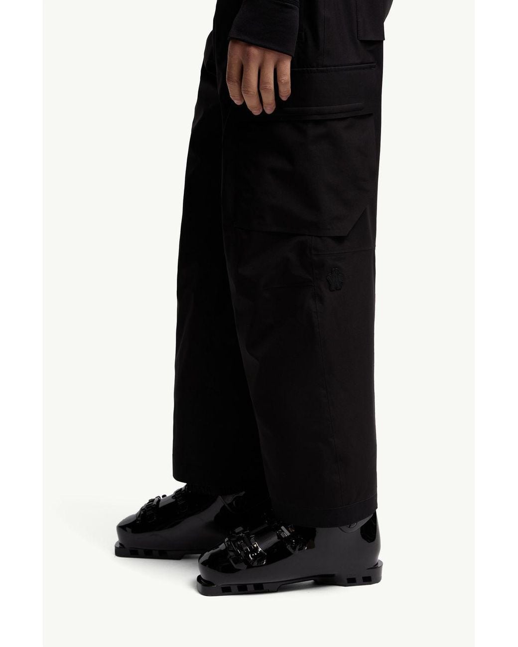 Moncler Black Grenoble Gore Tex Ski Trousers for men