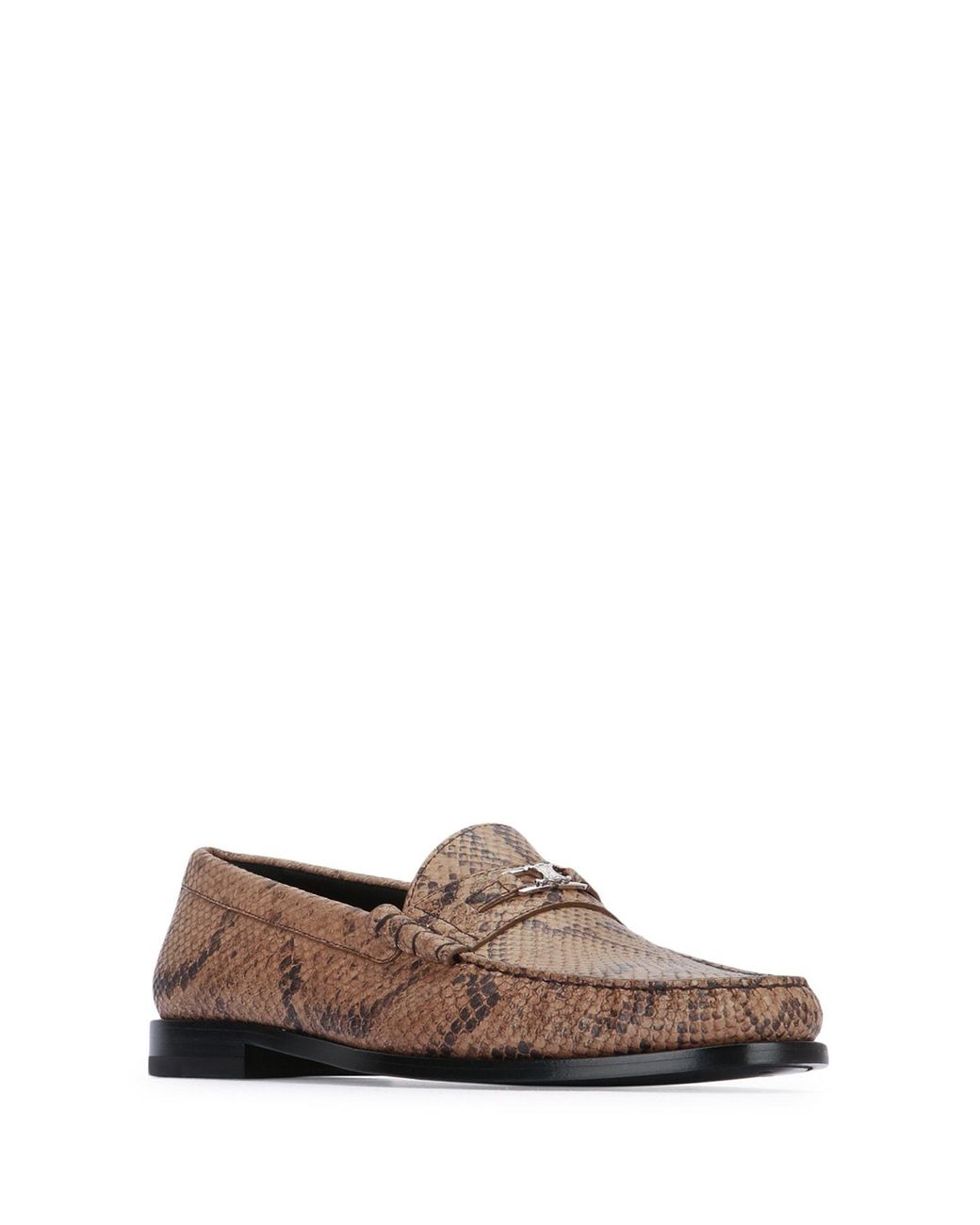 Céline Brown Round-Toe Loafers for men