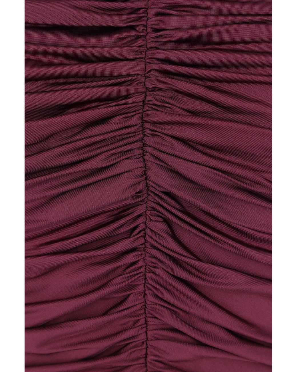 Self-Portrait Purple Knitted Pleated Midi Dress