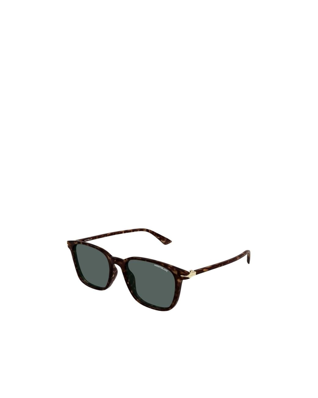 Montblanc White Eyewear Rectangular Sunglasses for men