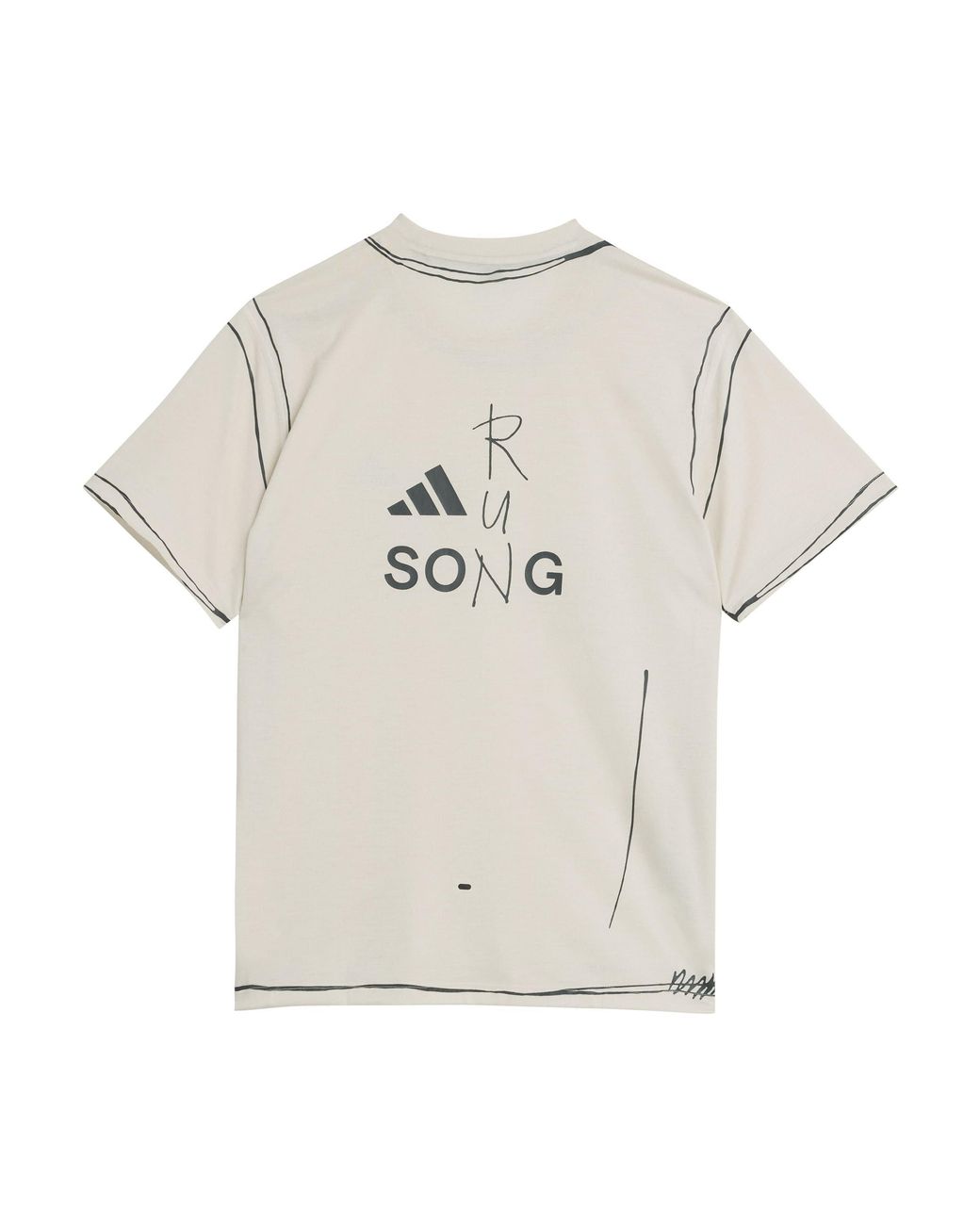 Adidas Originals Gray Printed T-Shirt for men