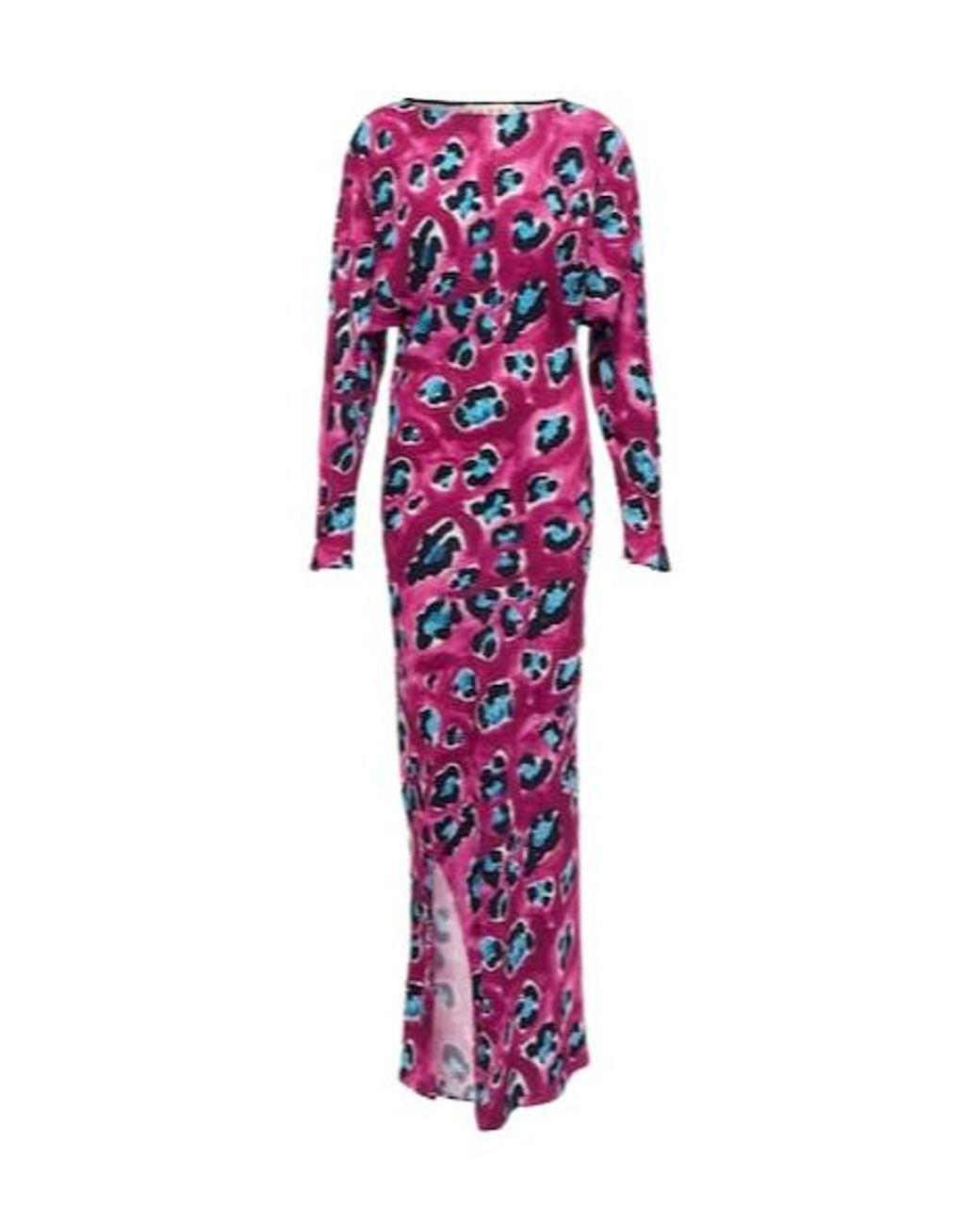 Marni Purple Printed Maxi Dress