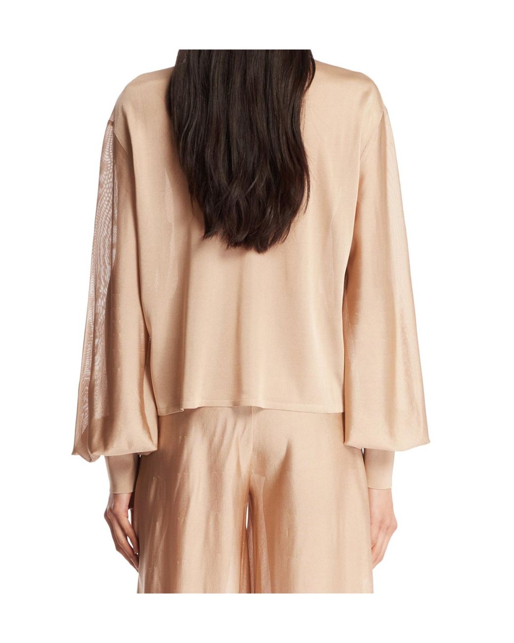 Alaïa Natural Long-Sleeved Knitwear