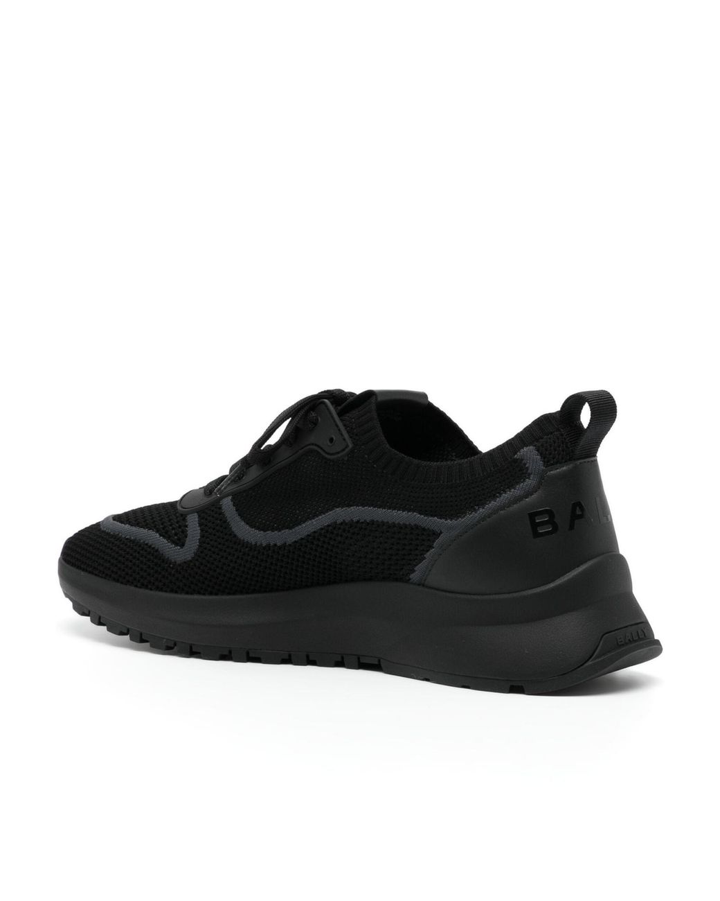 Bally Black Davyn Mesh Sneakers for men