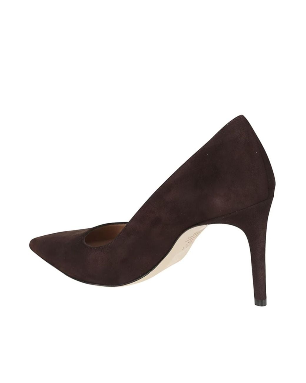 Stuart Weitzman Brown Pointed-Toe High Heels