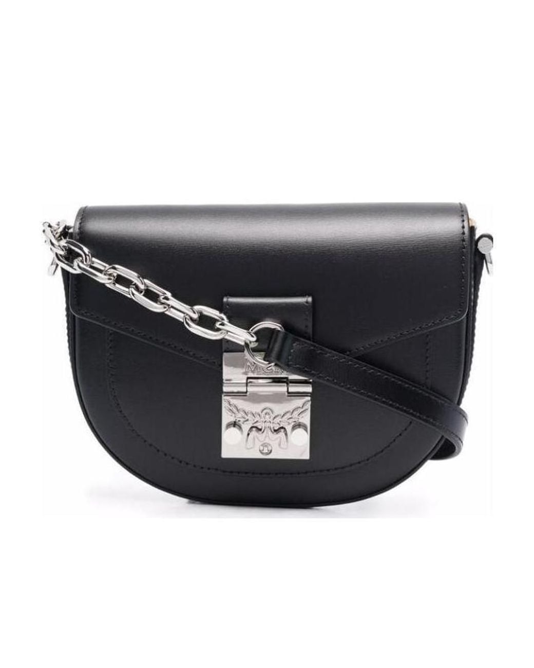 MCM Black Mini Patricia Crossbody Bag