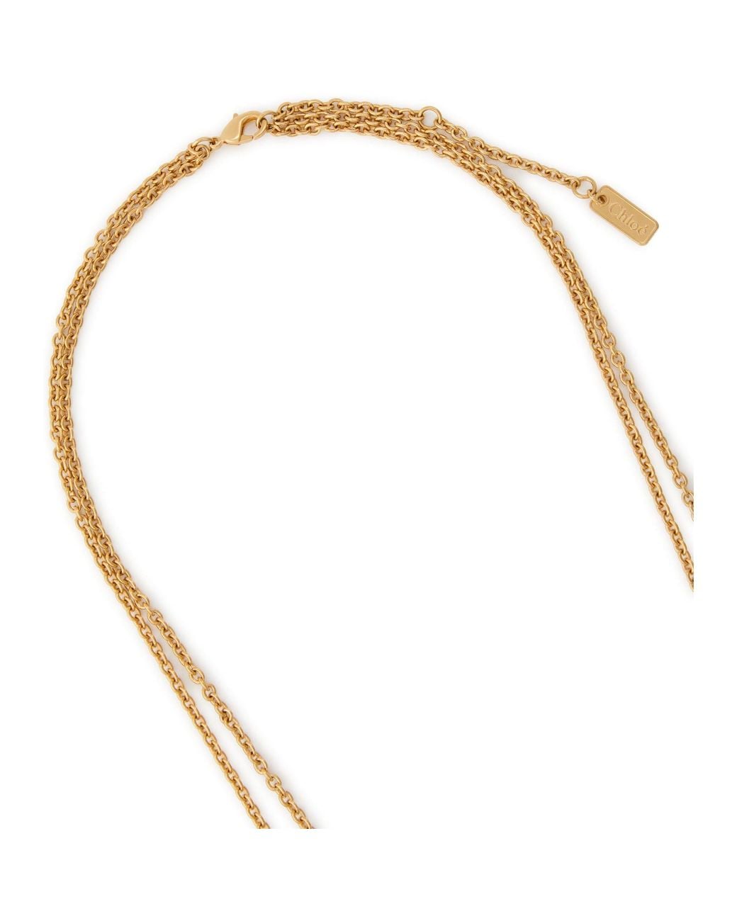 Chloé White Metal Necklace