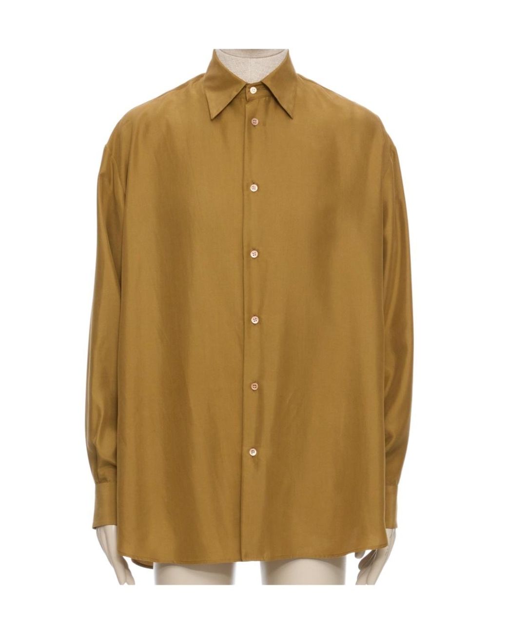Valentino Green Tailored Button-Up Shirt for men