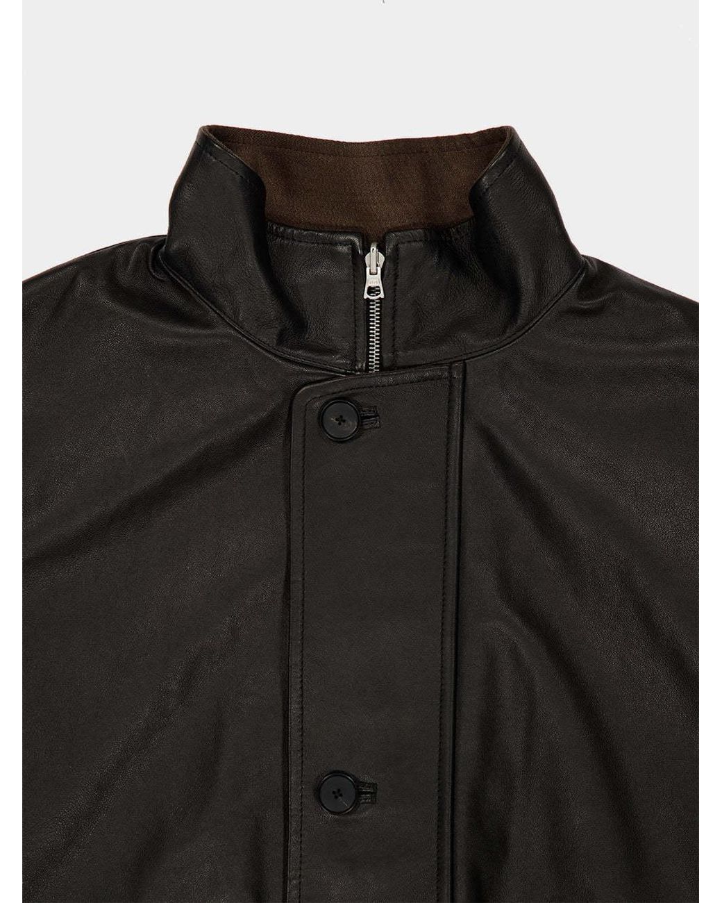 Auralee Brown Reversible Jacket for men