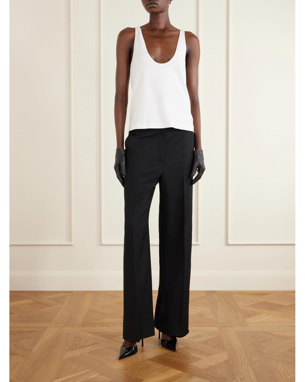 Tom Ford White Stretch-Cotton Jersey Tank