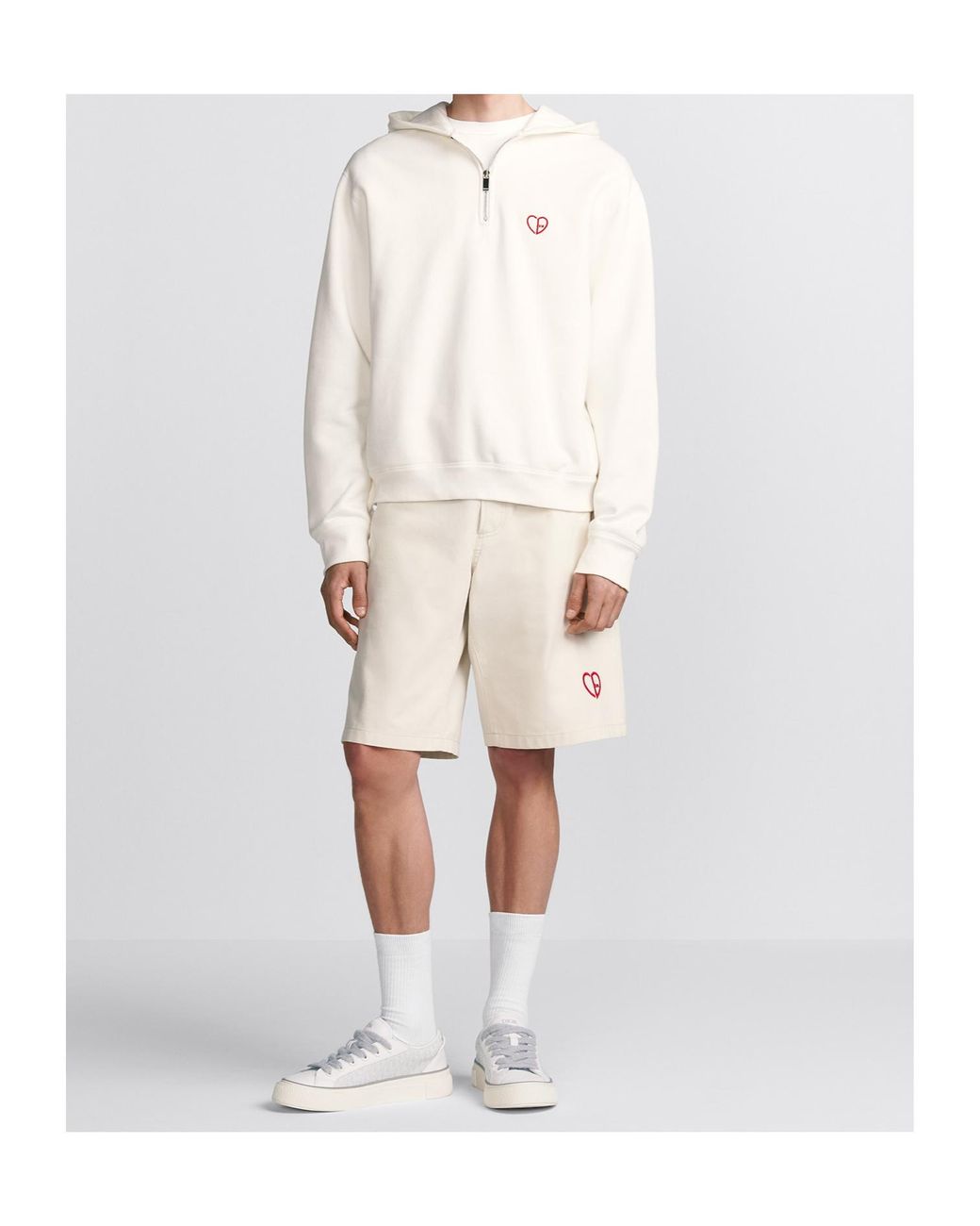 Dior Natural Homme Button Detailed Bermuda Shorts for men