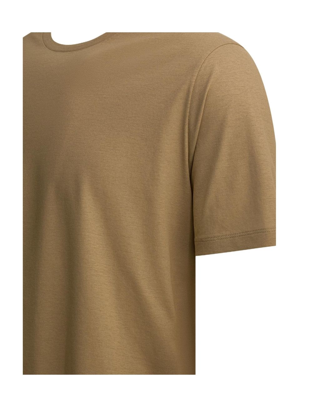 Herno Natural Short Sleeve Crewneck T-Shirt for men