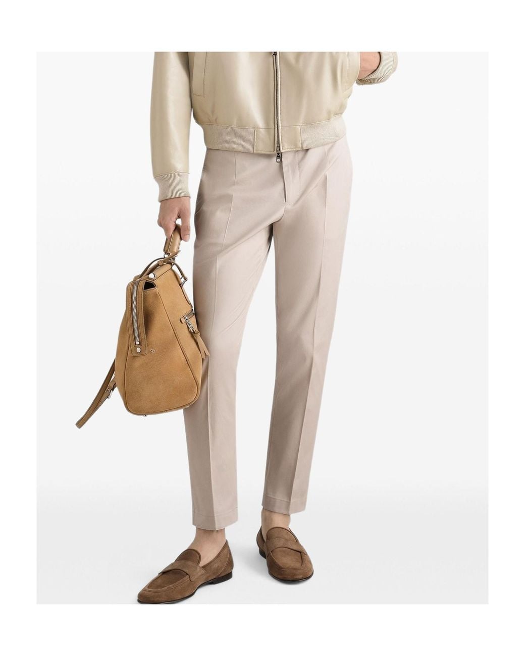 Dolce & Gabbana Natural Cotton Trousers for men