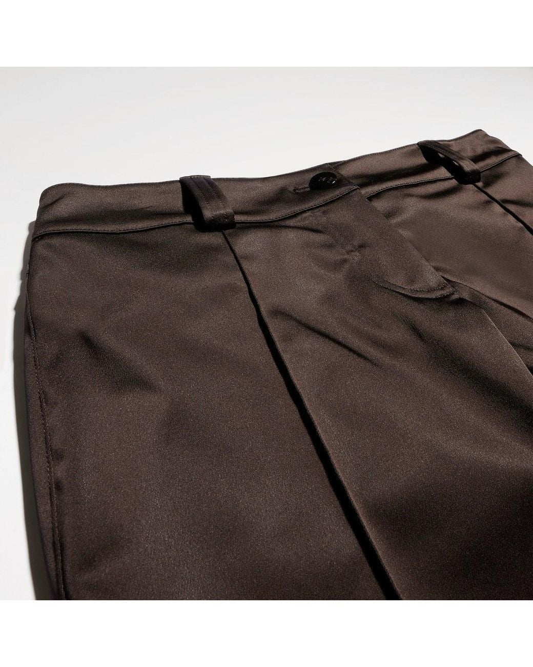 Gucci Gray Stretch Acetate Duchesse Pants