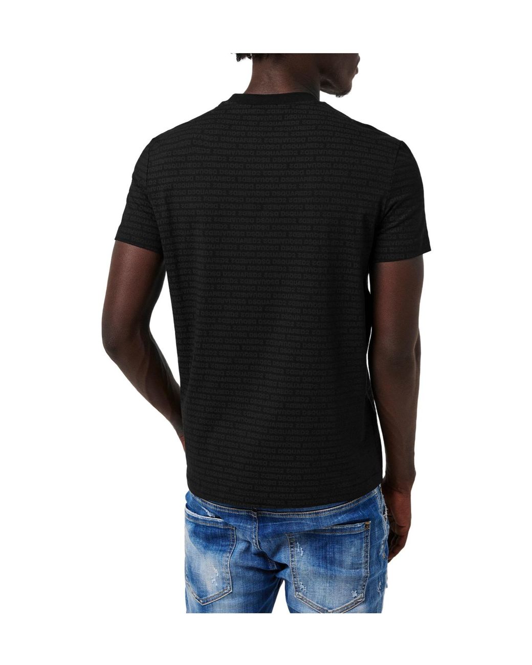 DSquared² Black Crewneck Shortsleeve Tshirt for men