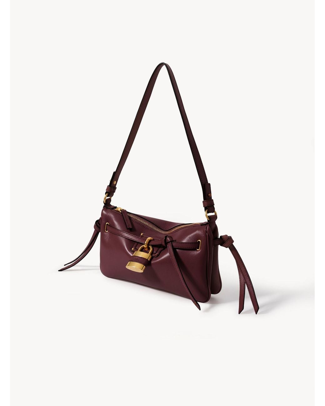 Chloé Brown Mini Paddington Sling Pouch With Strap