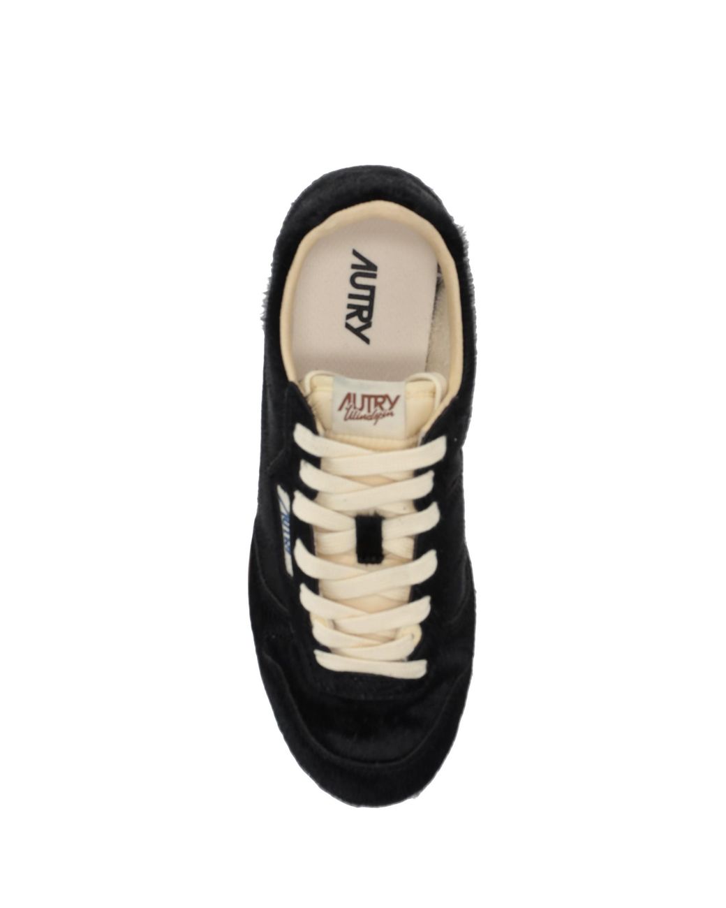 Autry Black Windspin Low-Top Sneakers