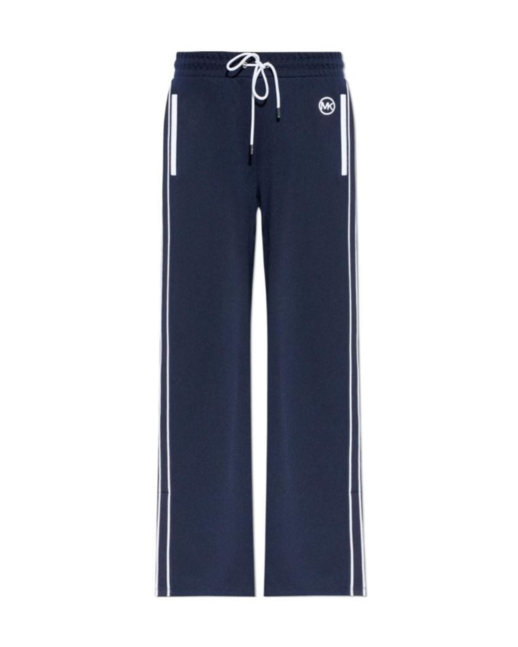 MICHAEL Michael Kors Blue Michael Logo Embroidered Sweatpants