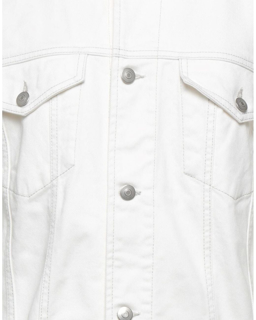 Maison Margiela White Denim Trucker Jacket