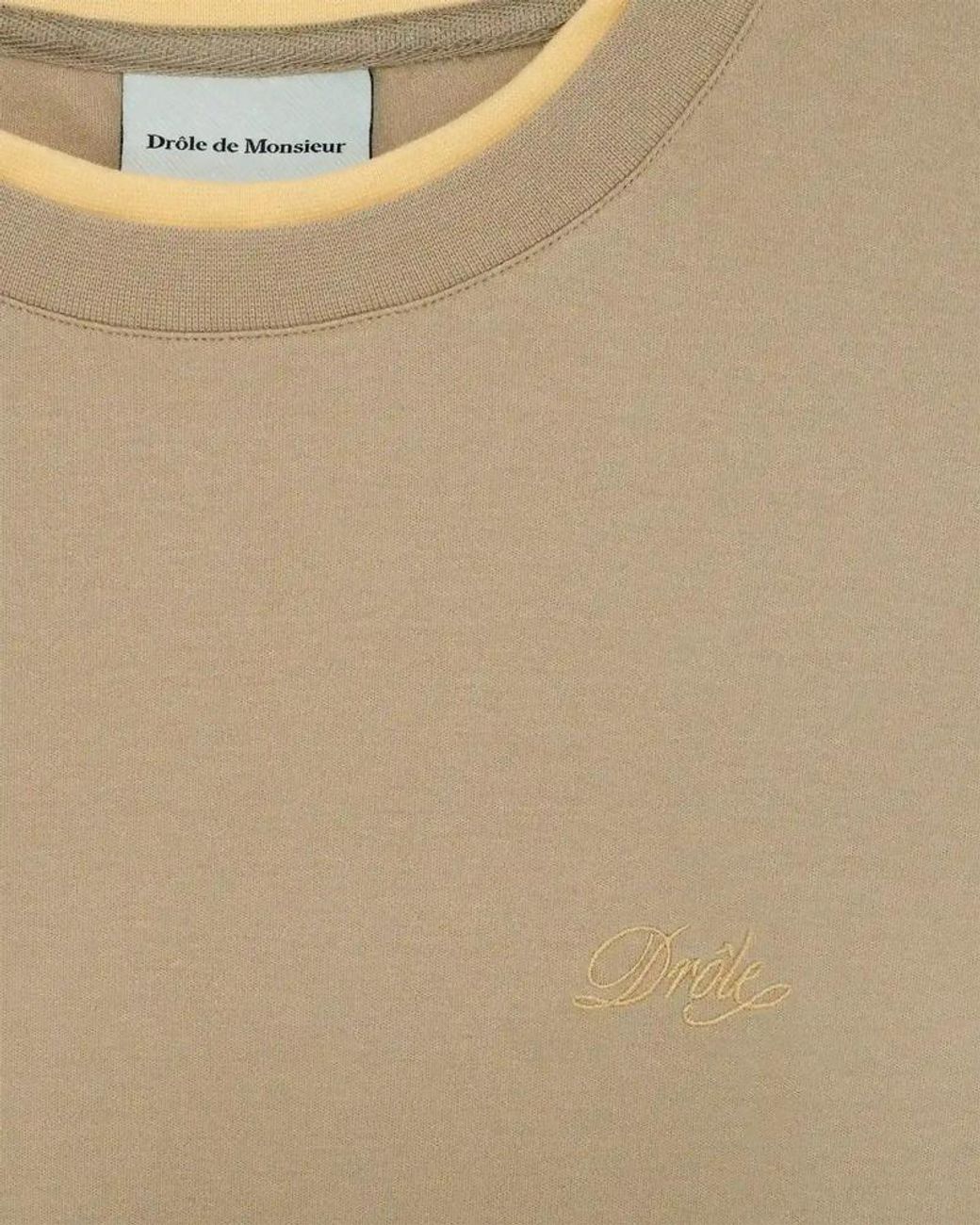 Drole de Monsieur Natural Drôle Layered T-Shirt for men