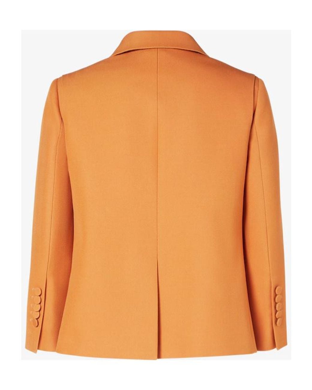Fendi Orange Jackets Virgin Wool