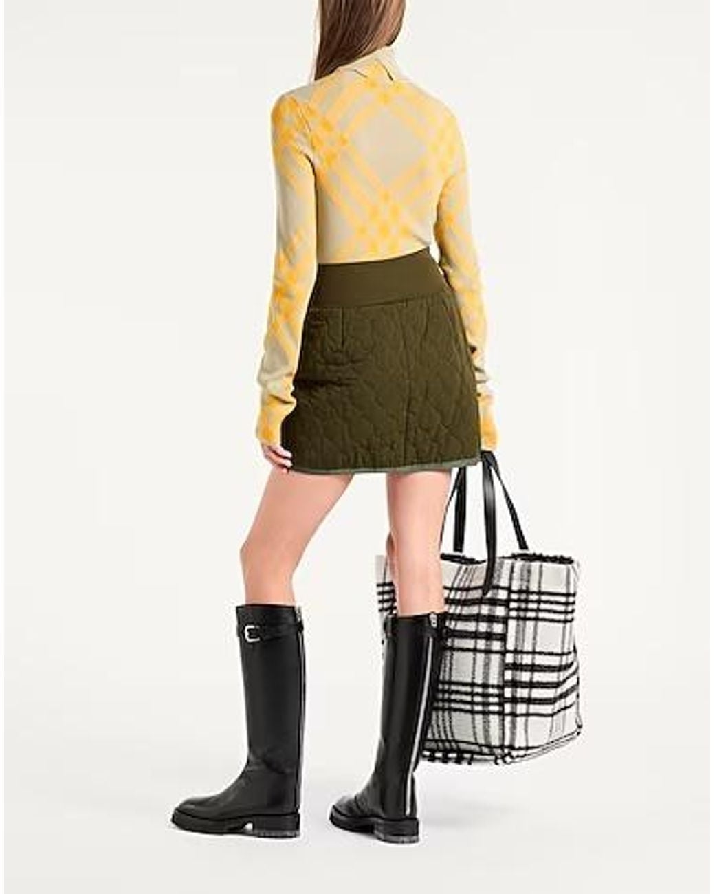 Burberry Yellow Turtleneck Sweater