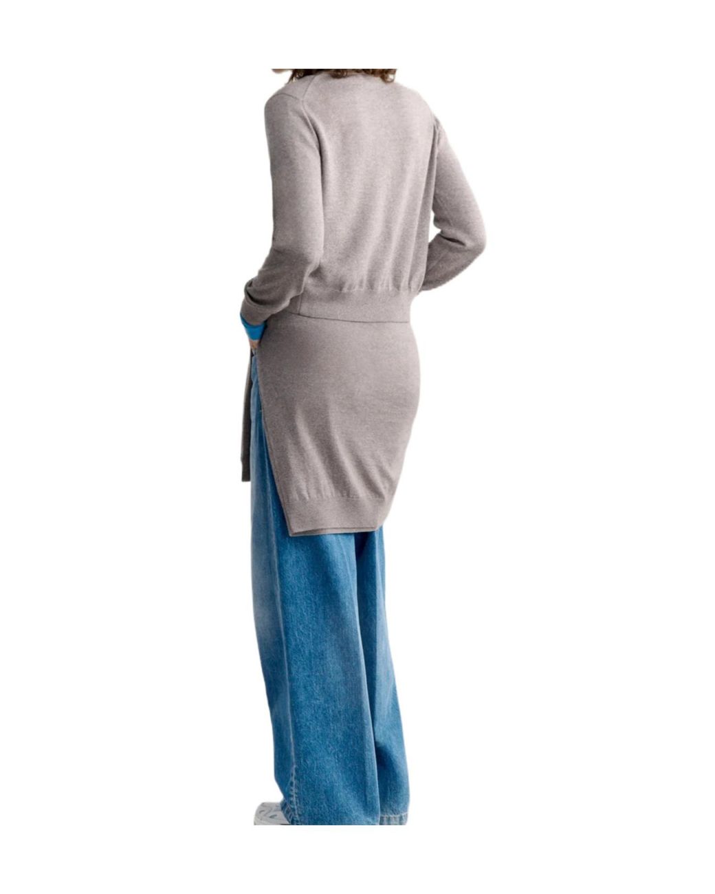 Maison Kitsuné Brown Double Fox Head Regular Cardigan