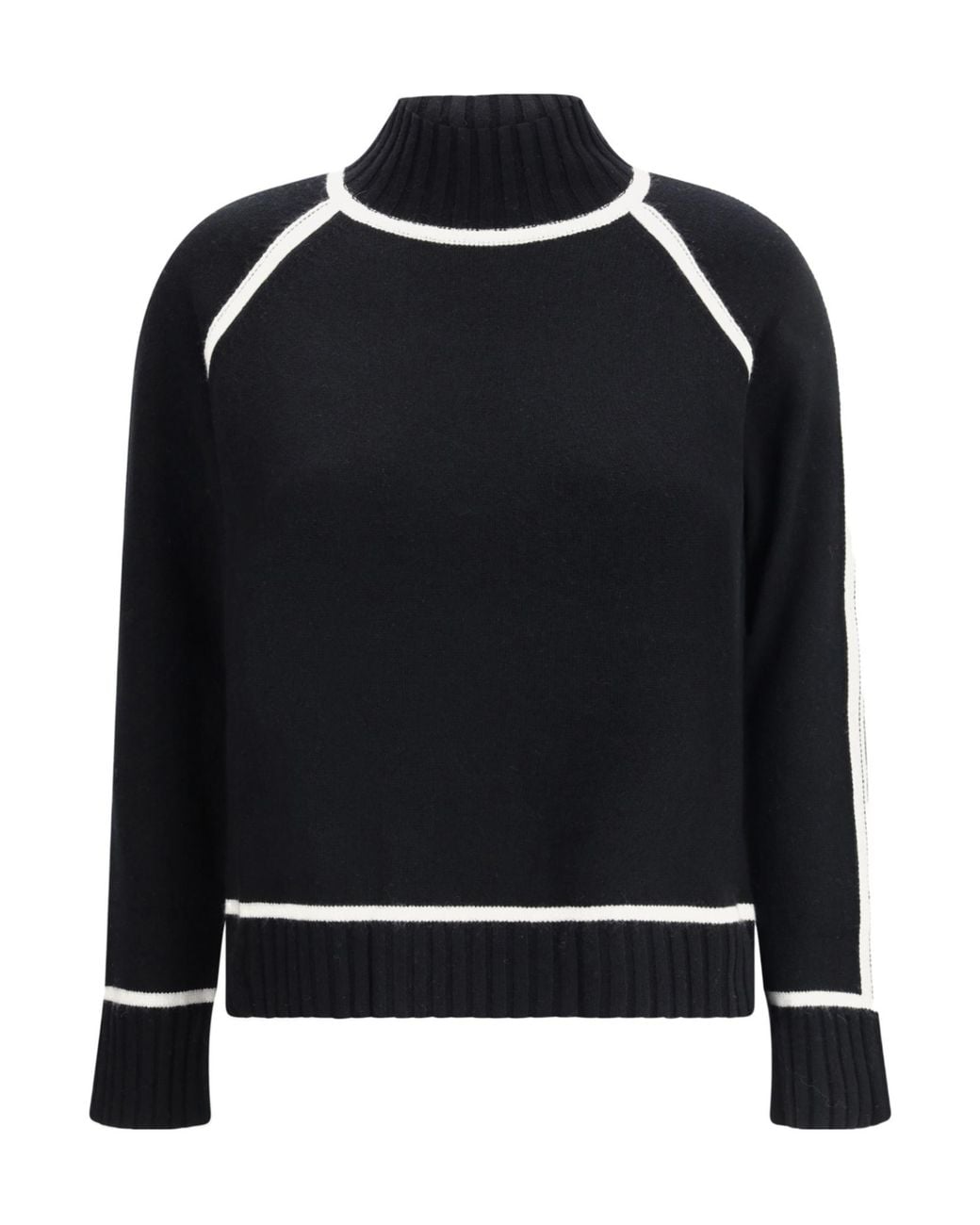 Max Mara Black Studio Pescara High Neck Jumper