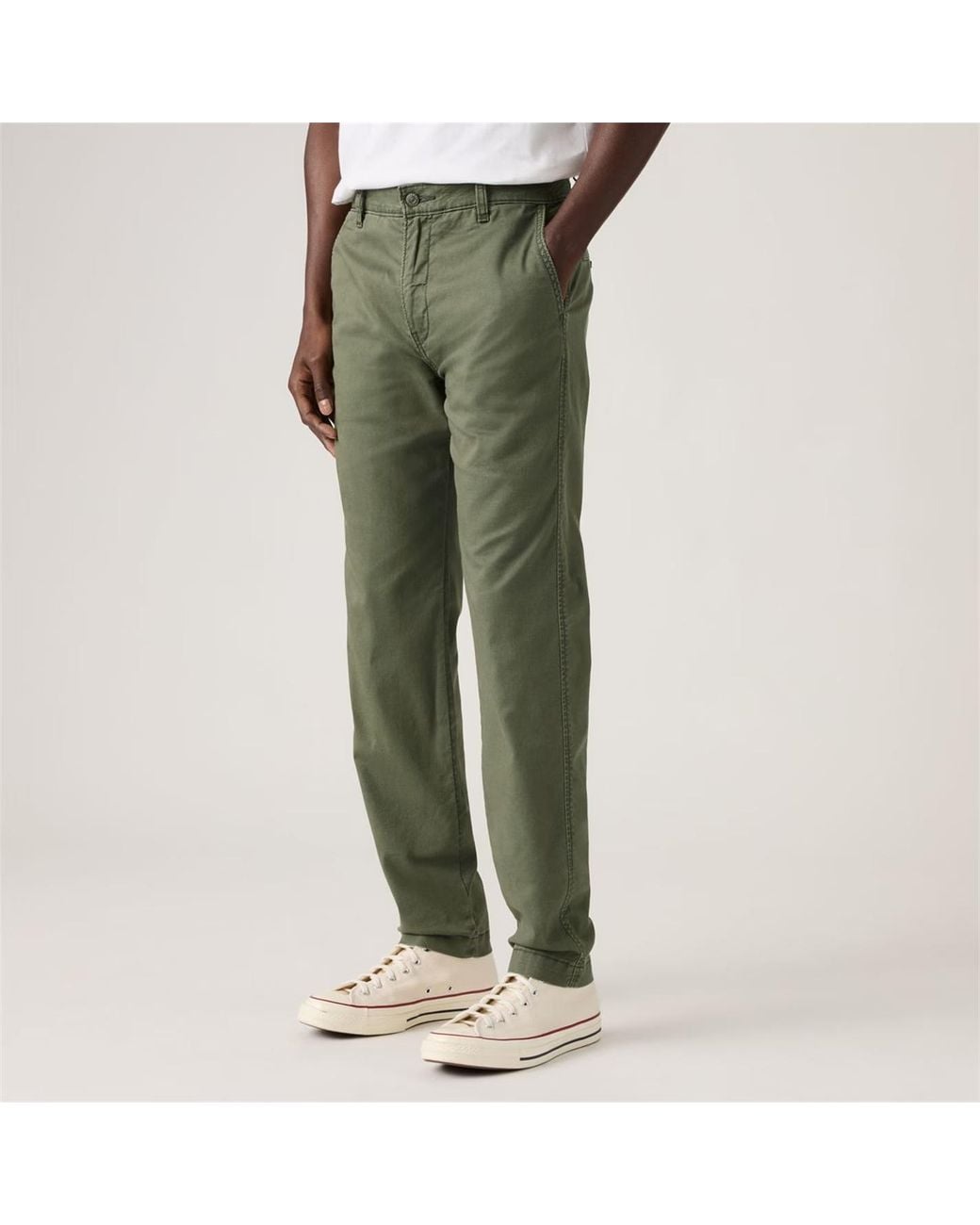 Levi's Green Cotton Chinos for men