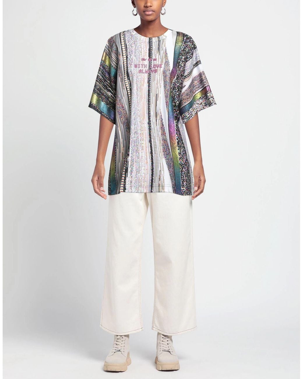 Dolce & Gabbana Blue Printed Short Sleeve T-Shirt