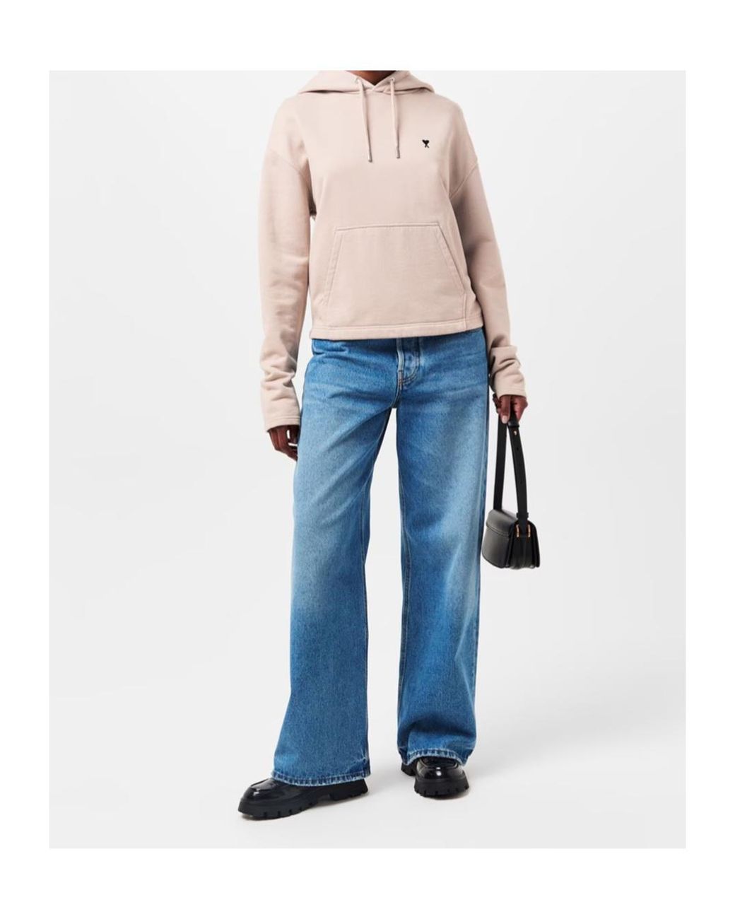 AMI Natural Over The Head Hoodie